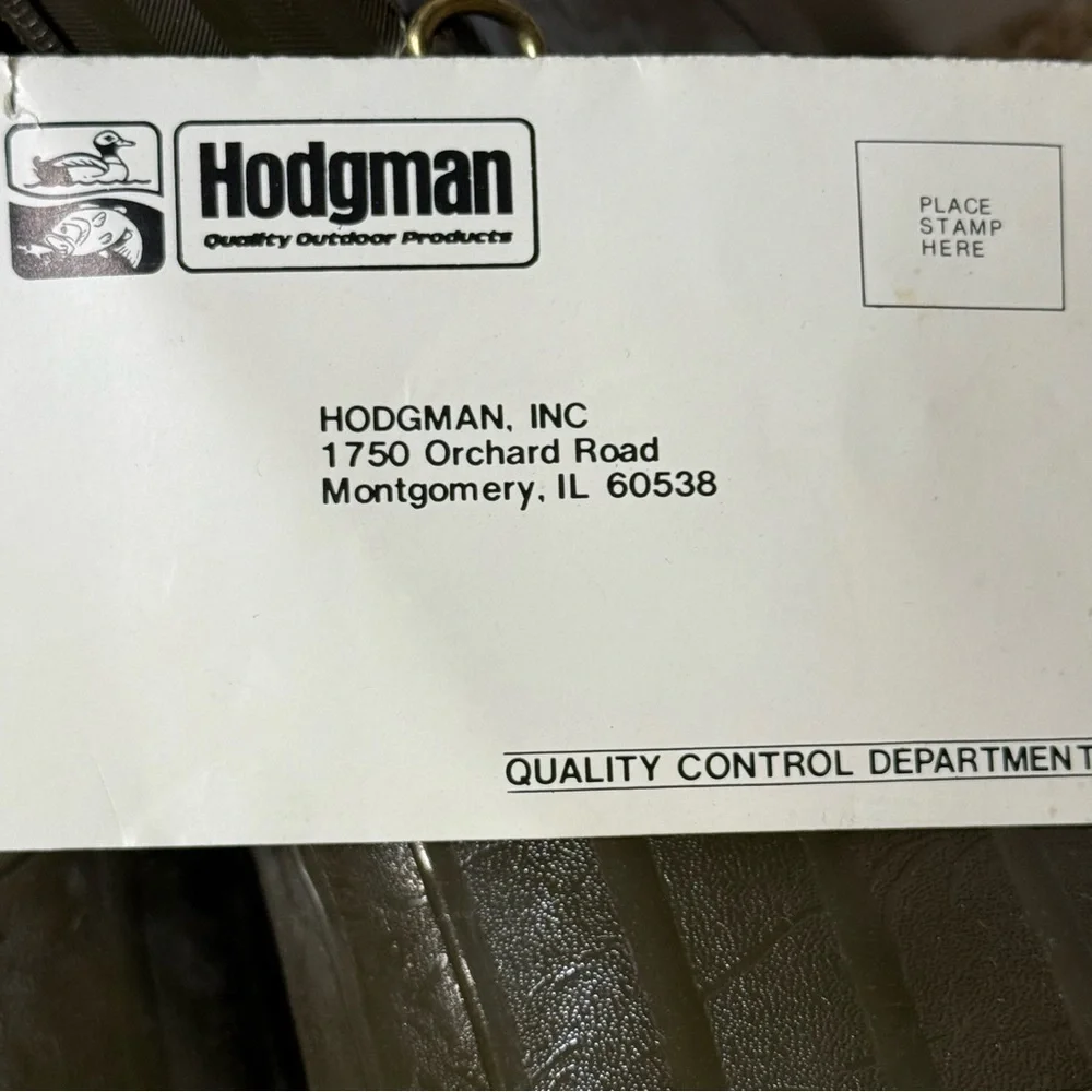 🥾 HODGMAN *NWT* Vintage‎ 80s Insulated Steel Rubber Green Hunting Boots l Sz 13